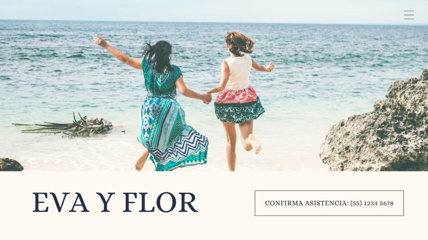 plantilla web boda invitacion