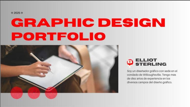 plantilla web diseñador grafico