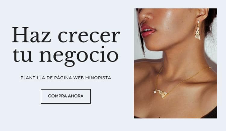 plantilla web joyeria minorista